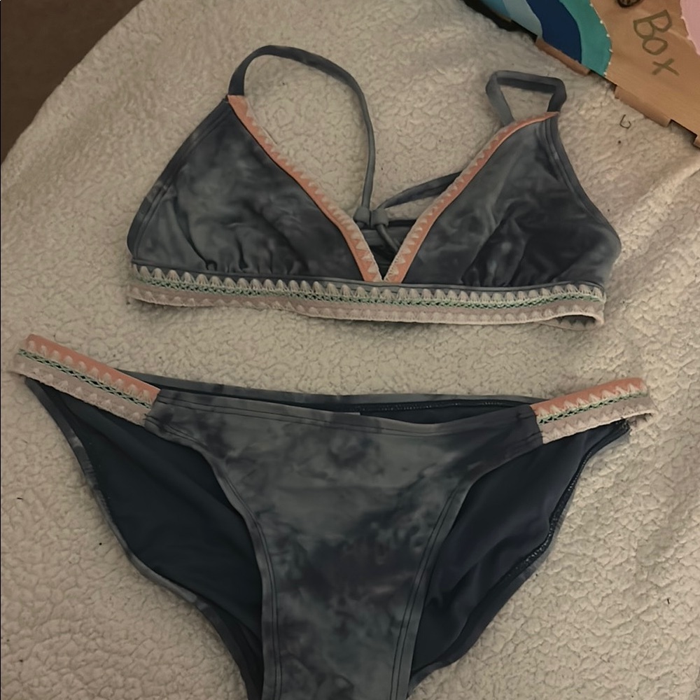 Stylish Gray, Blue, and Pink girls Bikini